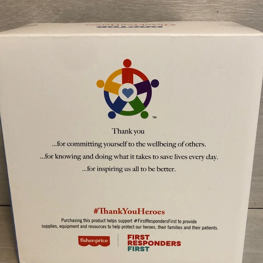 Fisher-Price Thank You Heroes Female Doctor 6” Action Figure NEW in Box NIB READ